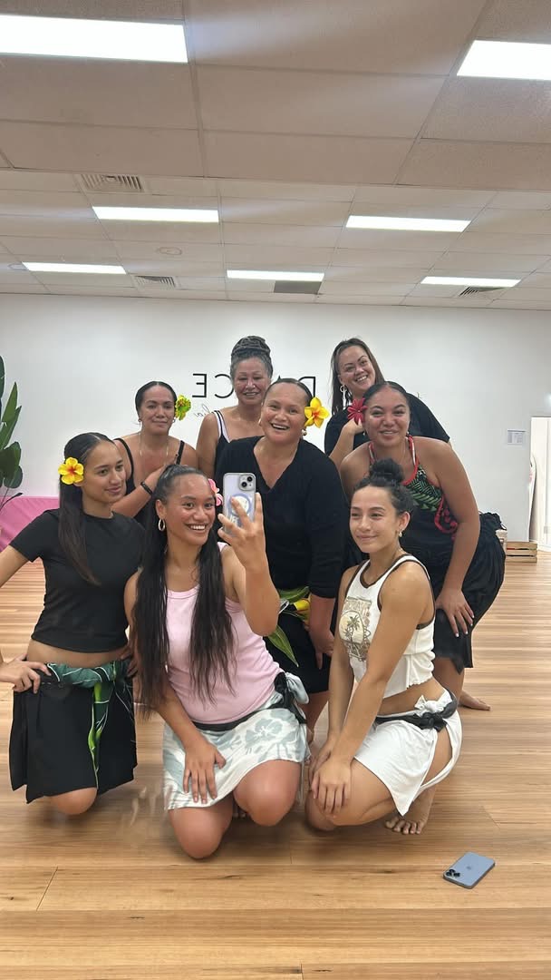 Group selfie after practice